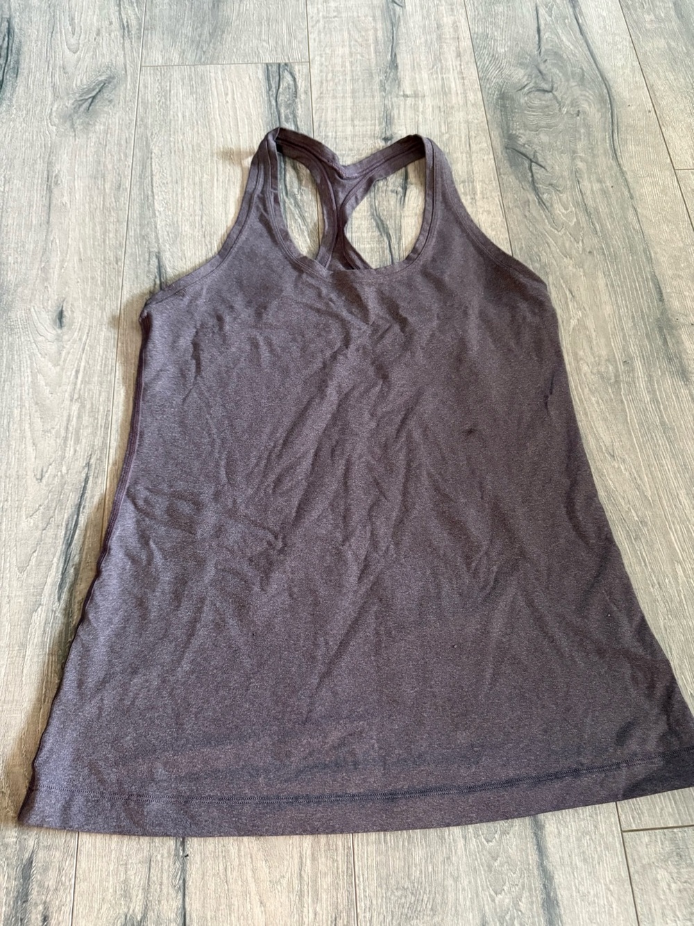 lululemon athletica Brown Racerback Tank Top
